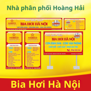 BẢNG HIỆU BIA HƠI HÀ NỘI 