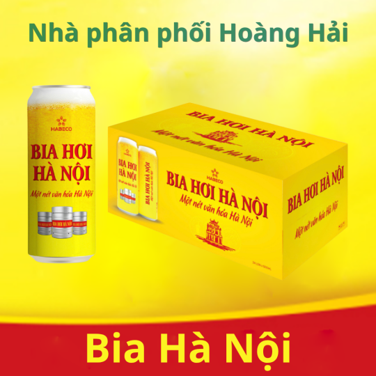 Bia Hơi Hà Nội - Thùng 24 lon 500ML
