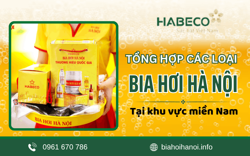 các loại bia hơi Hà Nội